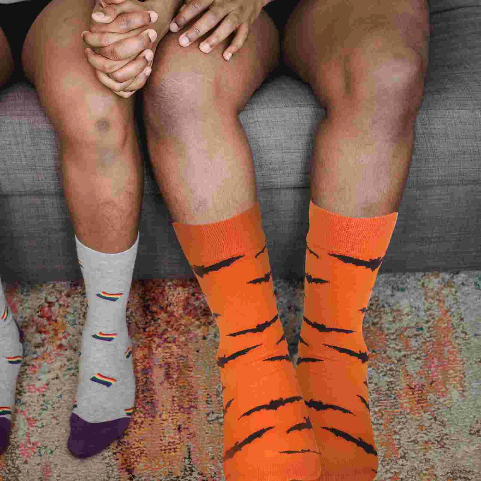 

2 пары, мужские хлопковые носки до середины икры