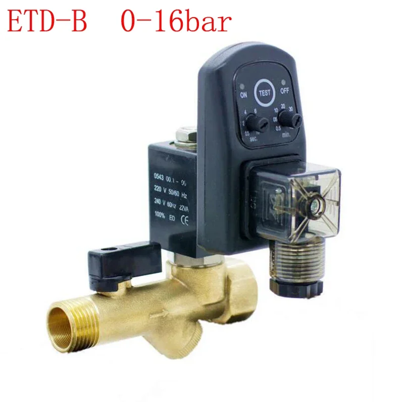 1/2 '' ETD-B ETD-A Электрический электромагнитный клапан для воды латунь 2-ходовой