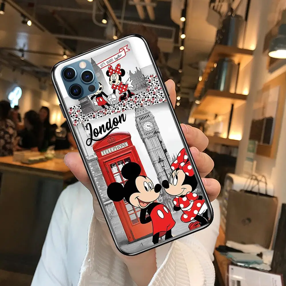 Чехлы для телефонов с героями Диснея Минни Маус аниме чехол iphone 11 Pro Max 12 8 7 6 S XR PLUS X