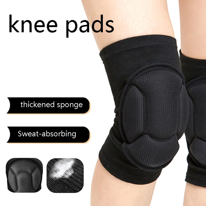 

2pcs/Set Sports Kneepad Men Elastic Knee Pads Support Fitness Gear Basketball Brace Protector Male Non-Slip Knee Pads