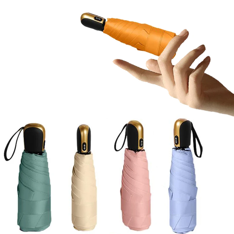 

Зонт женский складной с защитой от ветра и УФ-лучей