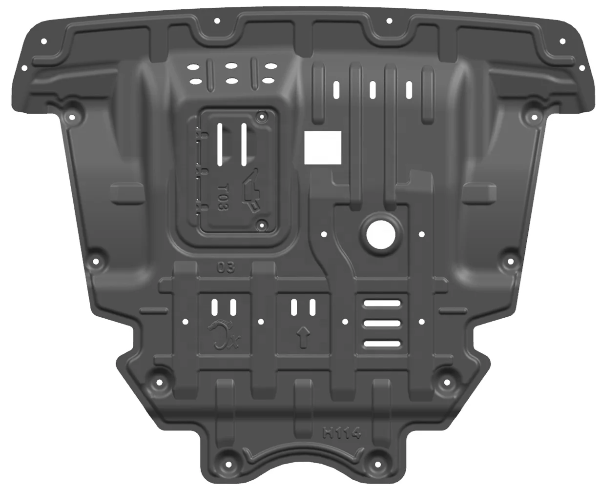 

JUNXI 3D hot selling Magnesium Aluminum Alloy Engine Gear Box Skid Plate fit for GWM HAVAL JOLION