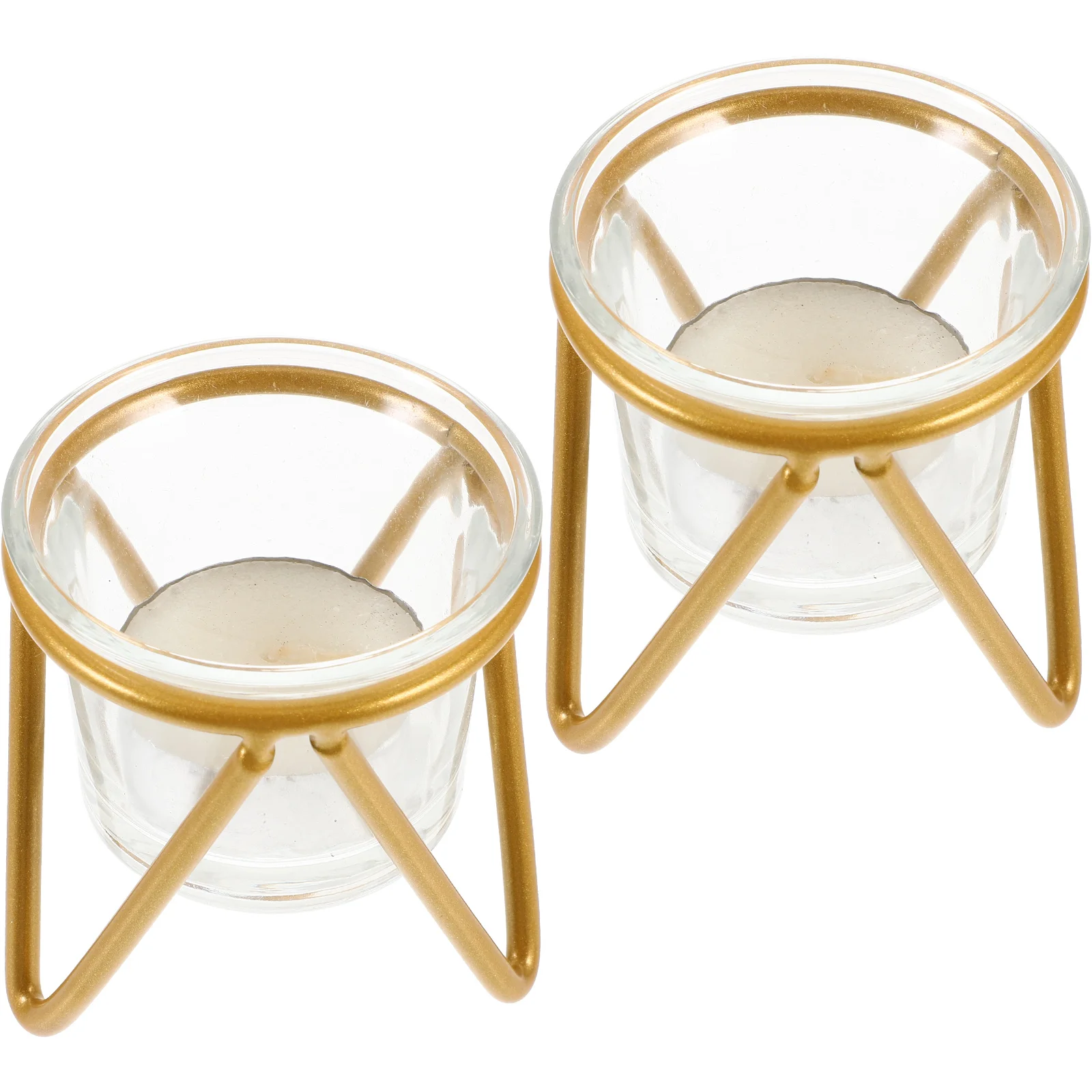 

2 Sets Sticks Holder Aromatherapy Glass Container Transparent Jar Desktop Exquisite Ornament