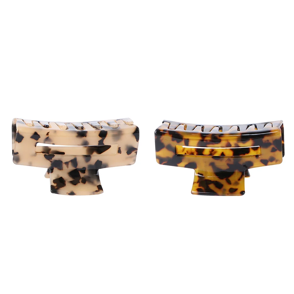 

Hair Clips Claw Jaw Barrettes Clamp Banana Lady Tortoise Celluloid Clamps Clip Grip Plastic Women Headdress Hold Non Vintage