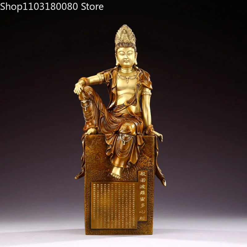 Статуя Будды из меди и латуни большой размер 59 5 см 46