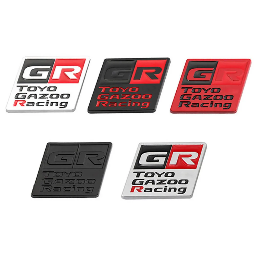 

Автомобильная наклейка GR газо гонки логотип значок эмблема наклейка для Toyota GR Sport HV YARiS GRMN 86 RZ RC RS Prius Lexus Harrier GR наклейка