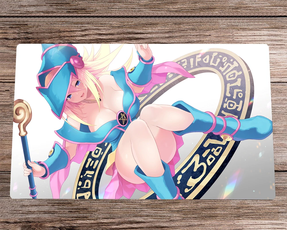 

Игровой коврик YuGiOh TCG, коврик для игры в игру Dark Magician Girl BMG, игровой коврик для настольных игр, Настольный коврик и свободная сумка, коврик для ...