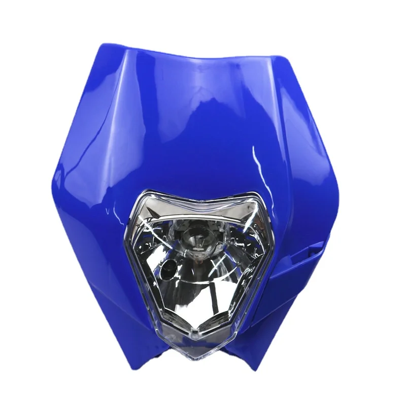 

Blue Motorcycle Headlight For Honda Kawasaki Suzuki Yamaha Off-Road Dirt KDX