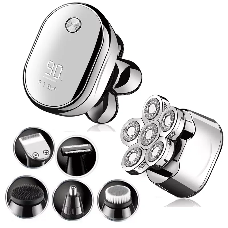 

Multi grooming kit digital display shaver hair trimmer beard wet dry men facial&body shaving machine