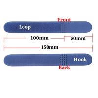 100pcslot nylon reverse buckle fastener tape hook loop fastener cable ties strap sticky line finishing dropping