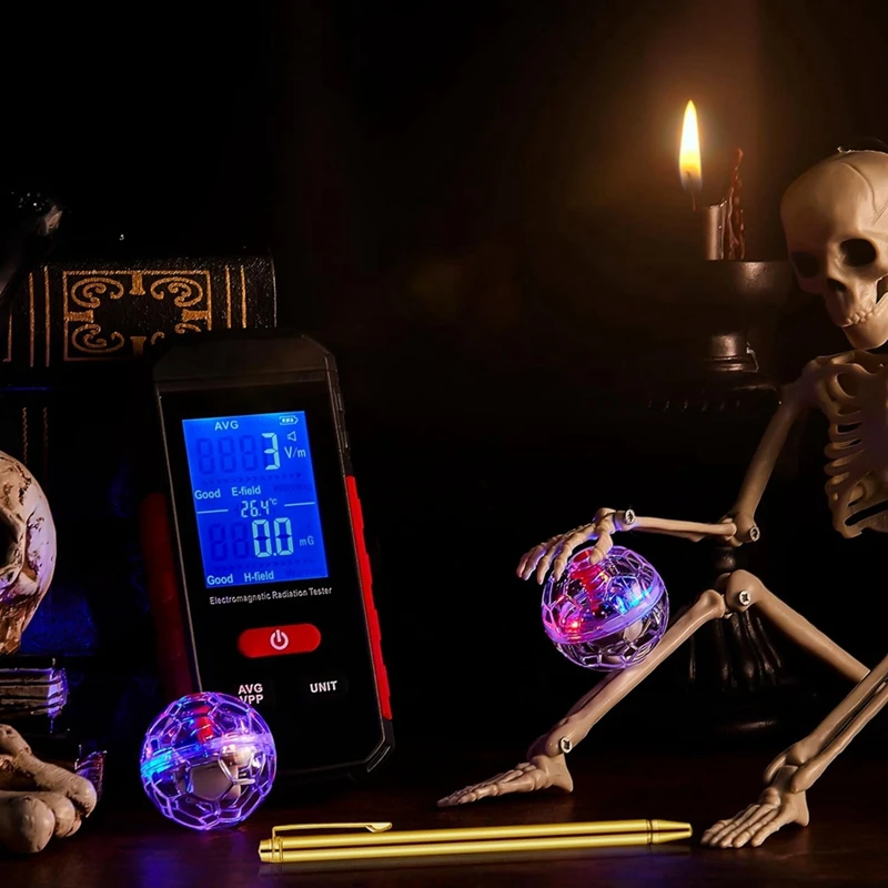 Цифровой измеритель радиации 2 шт. подвесные медные стержни