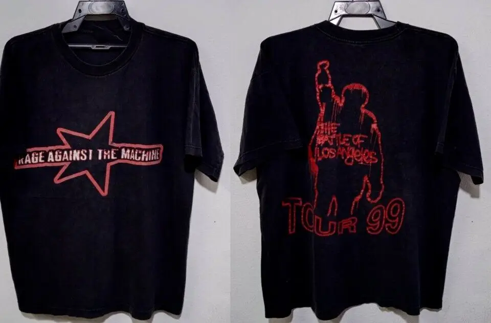 Женская футболка Rage Against The Machine Tour 99 полный размер