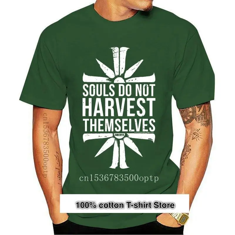 

Camiseta con frase Far Cry para hombre, ropa para parte superior masculina, con frase de Edens Gate, color negro