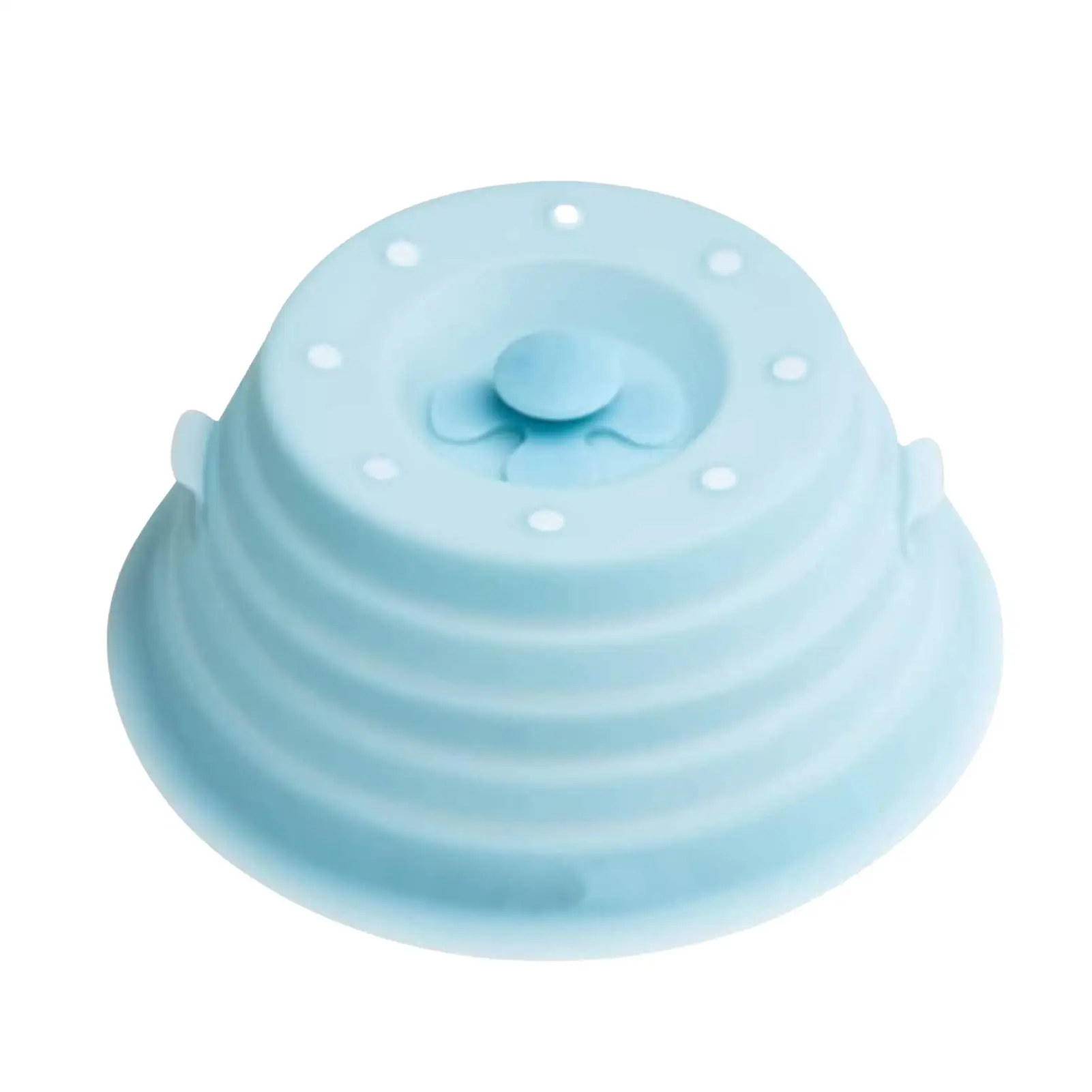 

Vented Microwave Silicone Splash Cover Foldable Safe Plate Guard Lid With Steam Vents Collapsible Food Splatter Proof Cover With