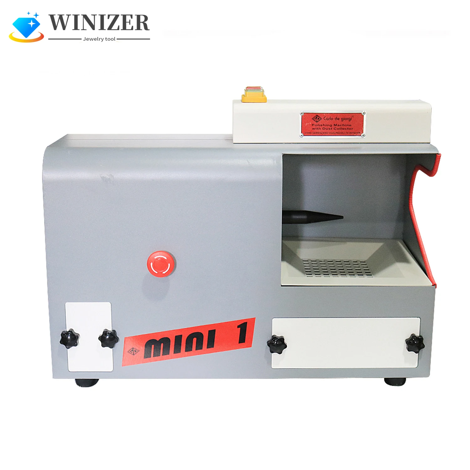 Dm-2 Polishing Machine With Dust Collector Mini Polishing Grinding Dust-Absorbing Cloth Wheel Single Head for Jewelry  Machine