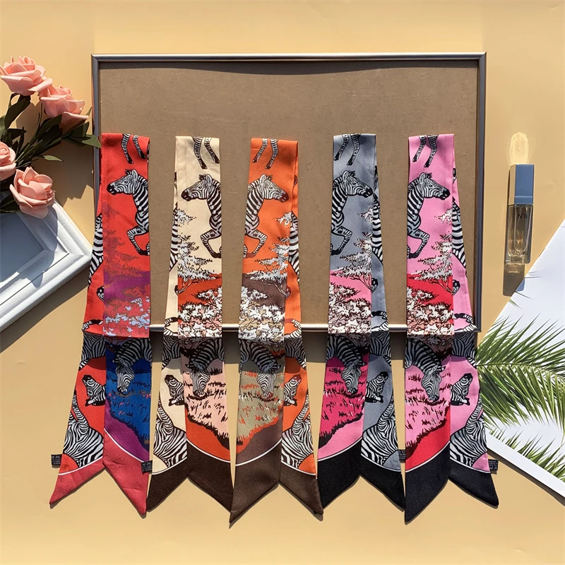 Шарф-сумка с принтом в виде животных