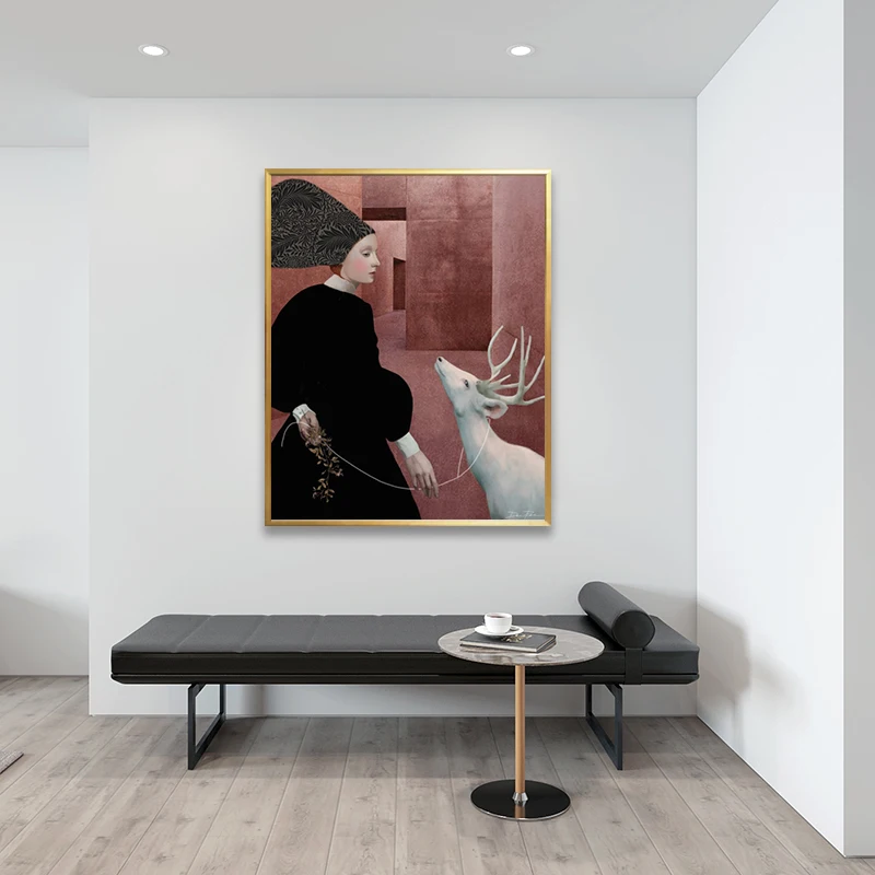 

Декоративная ручная роспись, Золотая фольга, настенное искусство, холст, масляная живопись, абстрактная живопись