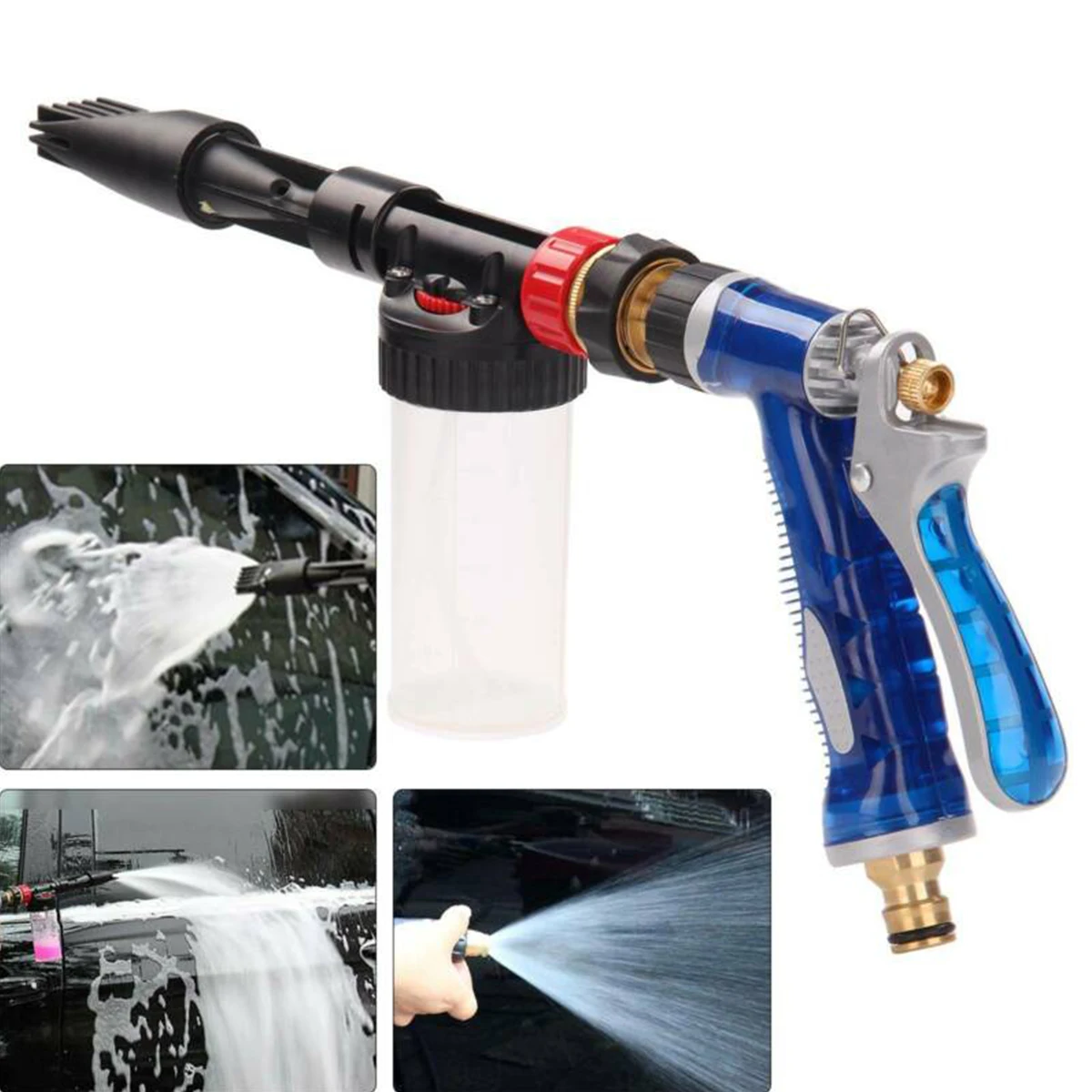 

new Car Wash Foam Sprayer Foam Water Cannon Blaster Car Wash Soap Sprayer Snow Foam Lance Water Spray Wash Foam Cannon for Car