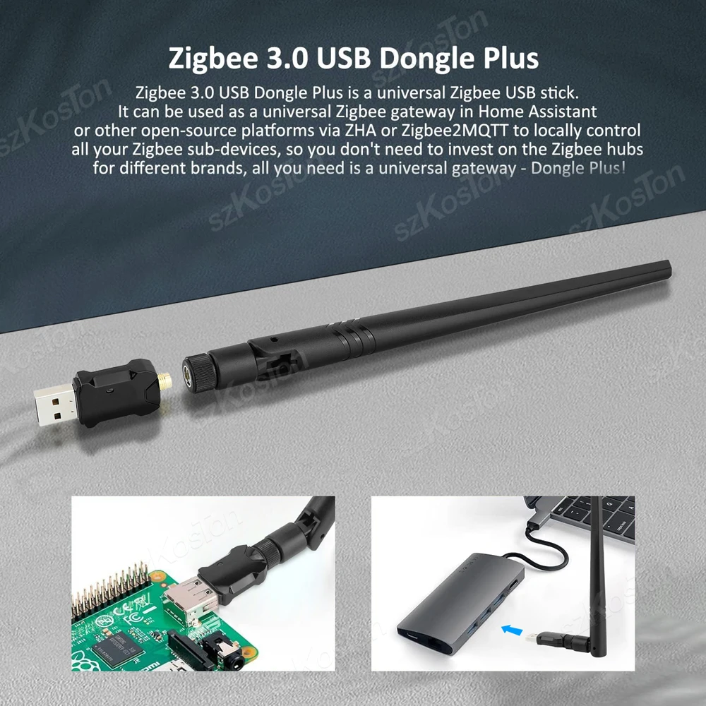 USB-ключ ZigBee 3 0 Plus-E универсальный с открытым исходным кодом