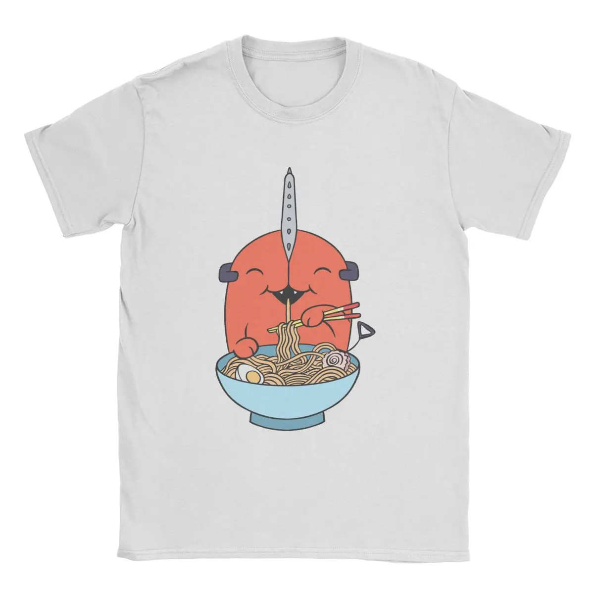 

Pochita Chainsaw Man Men's T Shirts Anime Vintage Tee Shirt Short Sleeve Round Neck T-Shirts 100% Cotton Gift Idea Clothes