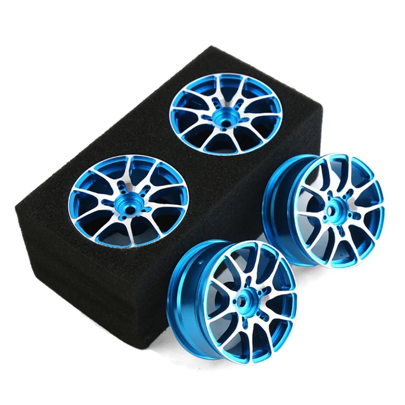 

Металлический колесный обод ступицы для 1/10 RC On-Road Racing Car Дрифтинг HSP 94123 94122 FW06 TT01 TT02 аксессуары, синий