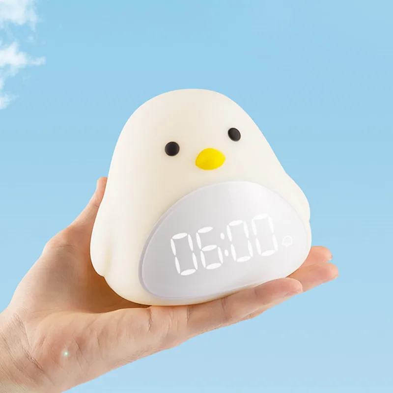 

Smart Lazy Time Bird Alarm Clock LED Night Light Digital Alarm Clock Children Creative Snooze Night Light Alarm Clock