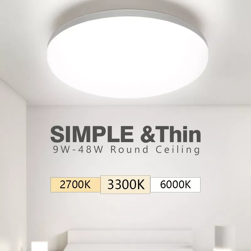 

NEW Ultra thin Ceiling lamps for bedroom Lustre Ceiling lights Natural light Cold Warm White AC 110V 220V LED lights for Living