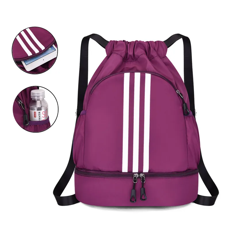 Sports Backpack Women's Travel Football Training Large Basketball Weekend Fitness Luggage Camping Bolsas For Shoe Men Gym Bags