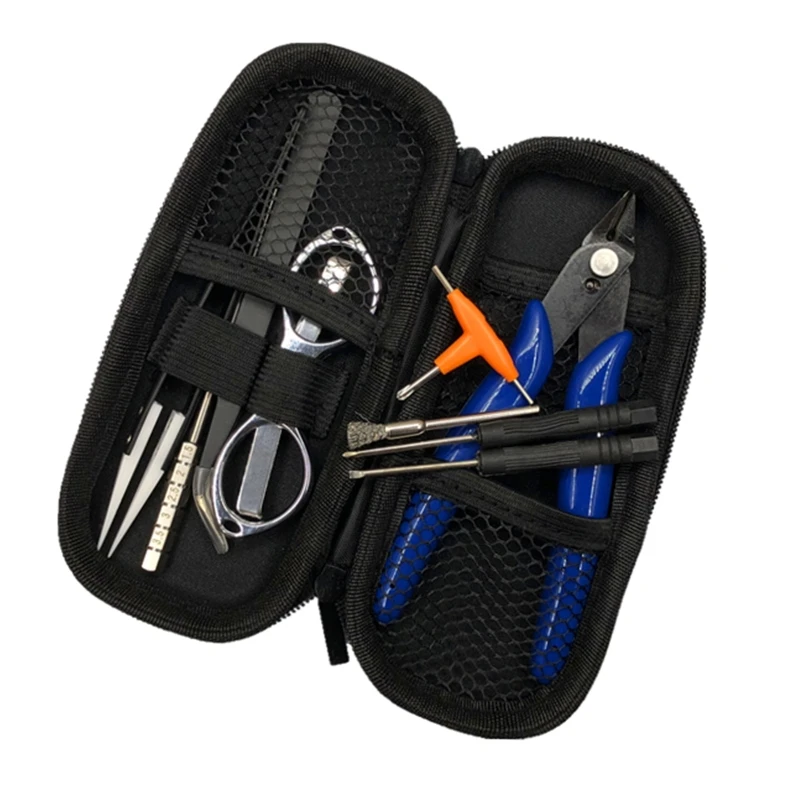 

Original Vape Mini Vape DIY Tool Bag Tweezer Pliers Coil Wire DIY Tool for RBA RDTA Atomize