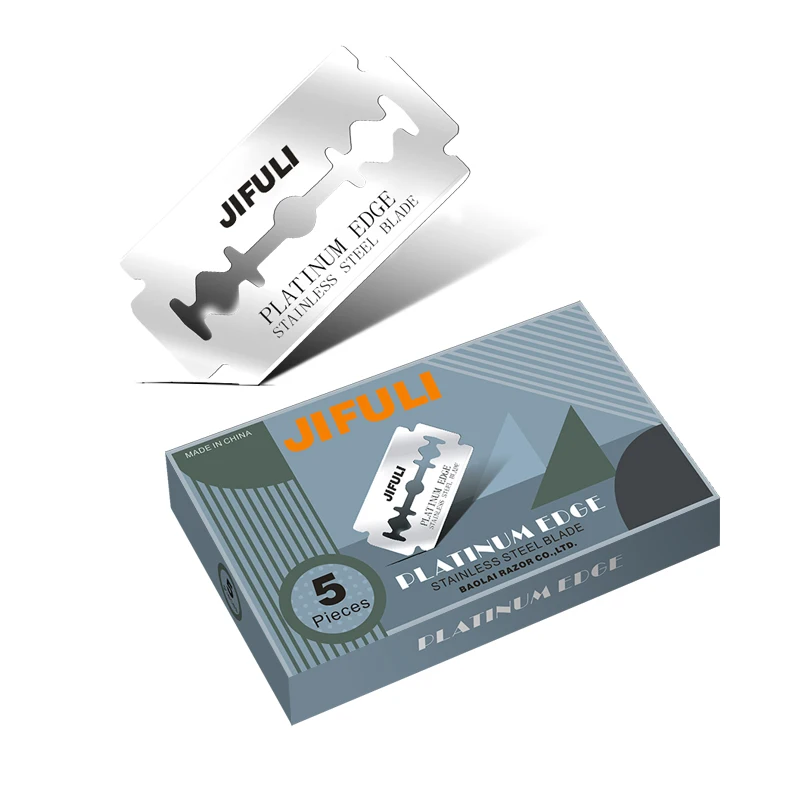 50 Шт. Классические Двусторонние Безопасные Лезвия Для Бритвы Удаления Волос Из
