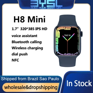 BYSL IWO H8 Mini Smart Watch Series 7 41mm Bluetooth Call DIY Dials Heart Rate Smartwatch Men Women  in India