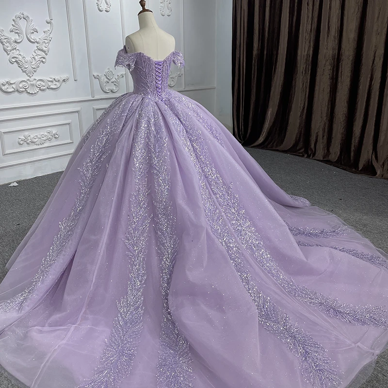 Romantic Quinceañera Dresses Ball Gown Vestidos De 15 Años Purple ...