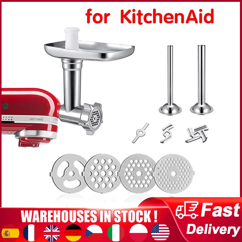 For KitchenAid Stand Blender Meat Grinder Sausage Stuffer Tu
