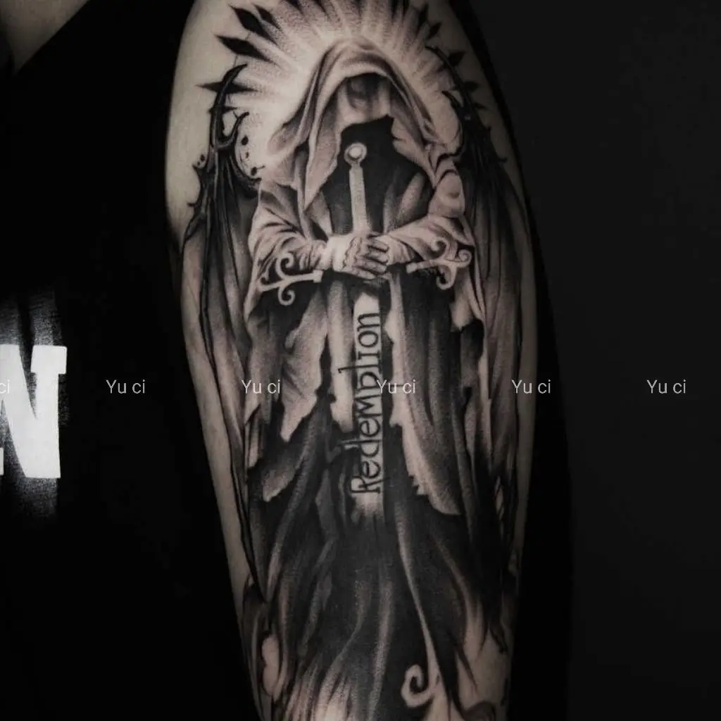 Временная тату-наклейка падающая в сердца искусственная татуировка для женщин и