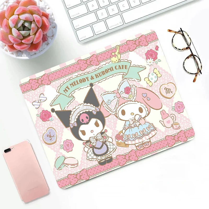 

Gaming Mouse Pad Anime Cute Cheap Pink S-Sanrioos Deskmat Pc Accessories Mousepad Gamer Mause Pads Kawaii Office Supplies Gift
