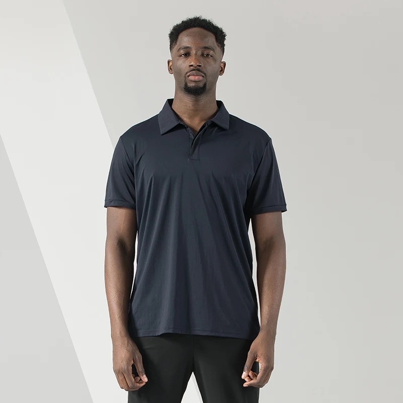 Рубашка-поло мужская с коротким рукавом дышащая теннисная майка для гольфа