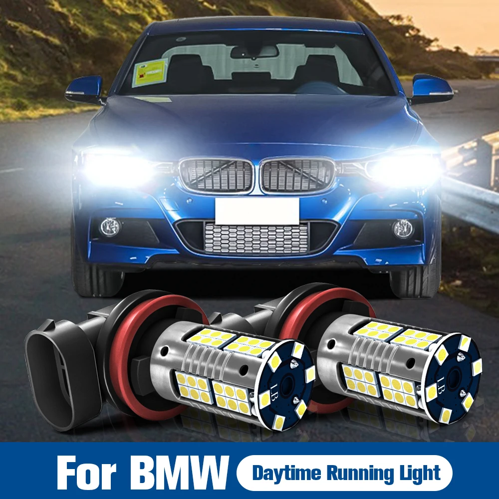 

2pcs LED Daytime Running Light H8 DRL Canbus For BMW E84 E70 E71 E72 E89 E81 E87 E88 E82 E90 E93 E92 E91 E60 E61 F01 F02 F03 F04