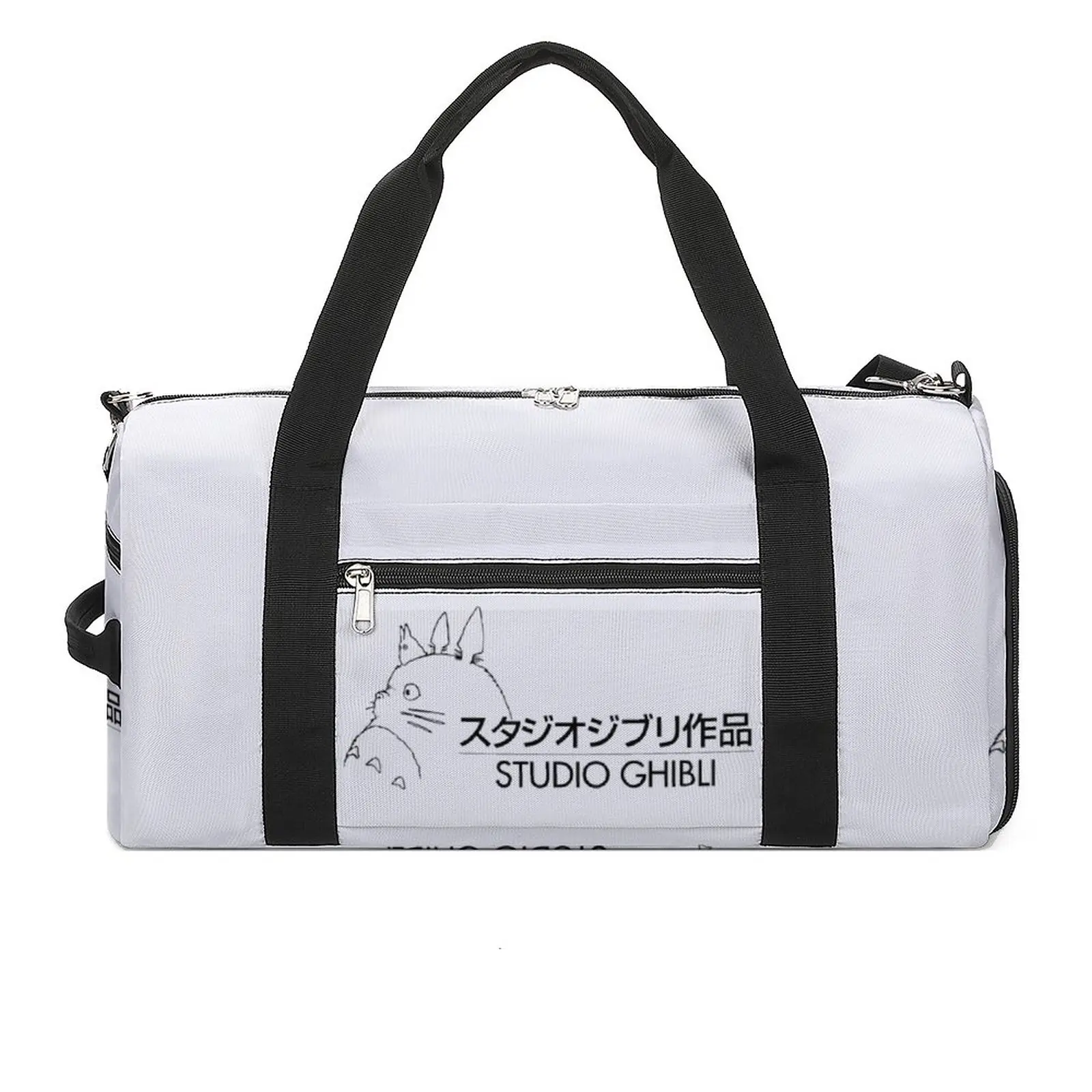 

My Neighbor Totoro Gym Bag Anime Japan Training Sports Bags Men's Design with Shoes Funny Fitness Bag Portable Handbags