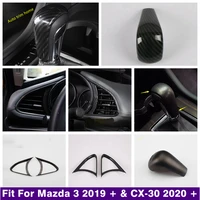 car dashboard air outlet frame cover air conditioner vent grille gear head konb cover trim for mazda 3 2019 cx 30 2020 2022