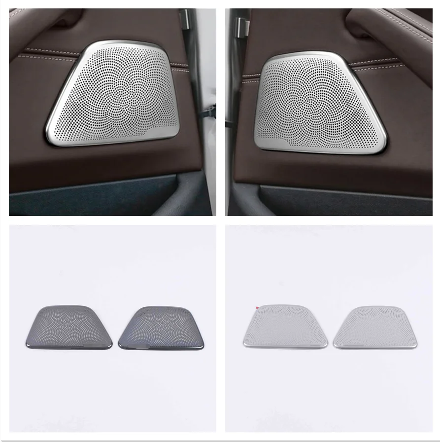For BMW 5 Series G30 2018-2021 Accessories Car Pillar A Stereo Speaker Door Speaker Audio Loudspeaker Cover Trim
