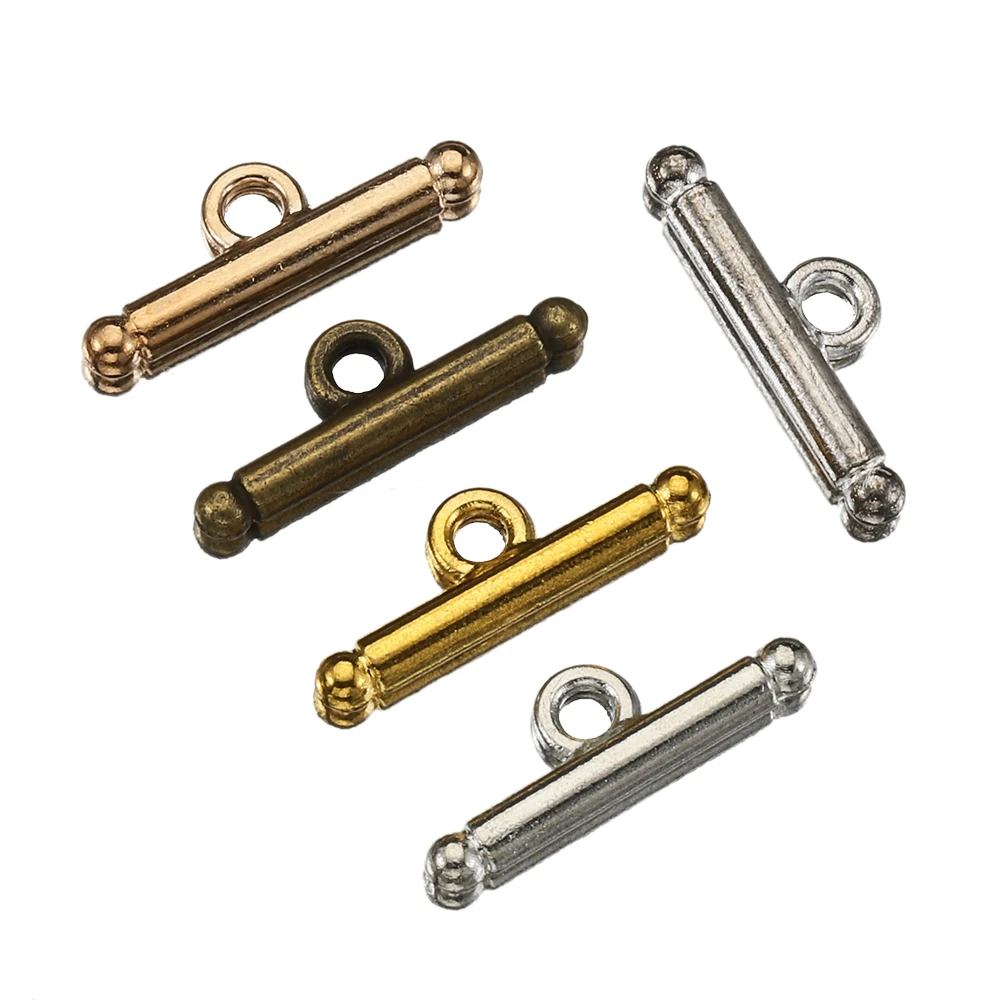 10Pcs/Set OT Toggle Clasps Hooks Connectors for DIY Jewelry Making Bracelet Necklace Tail Closure Buckle Accessories Wholesale