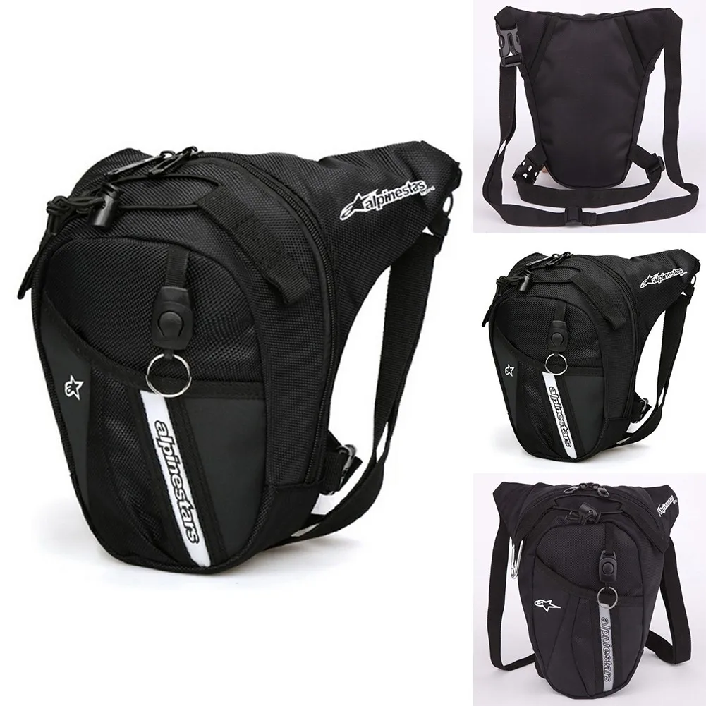 

Motorcycle Drop Leg Bag Waterproof Fanny Pack Unisex Casual Saddlebag Men Saddlebags Black Baggage Bag Motobike Accessories