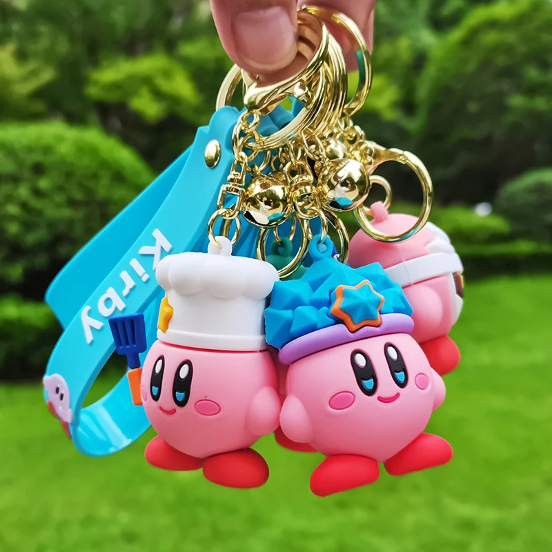 

Аниме Kawaii Kirby брелок мультяшная кукла девушка сердце милый изысканный Автомобильный ключ фотоподвеска украшение Рождественский подарок