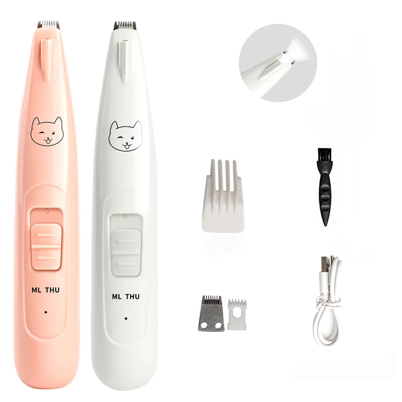 

Pet Clippers Low-noise Pet Foot Hair Trimmer Cat Growing Clipper Rechargeable Professional Butt Ear Eyes Hair Cutter Remover