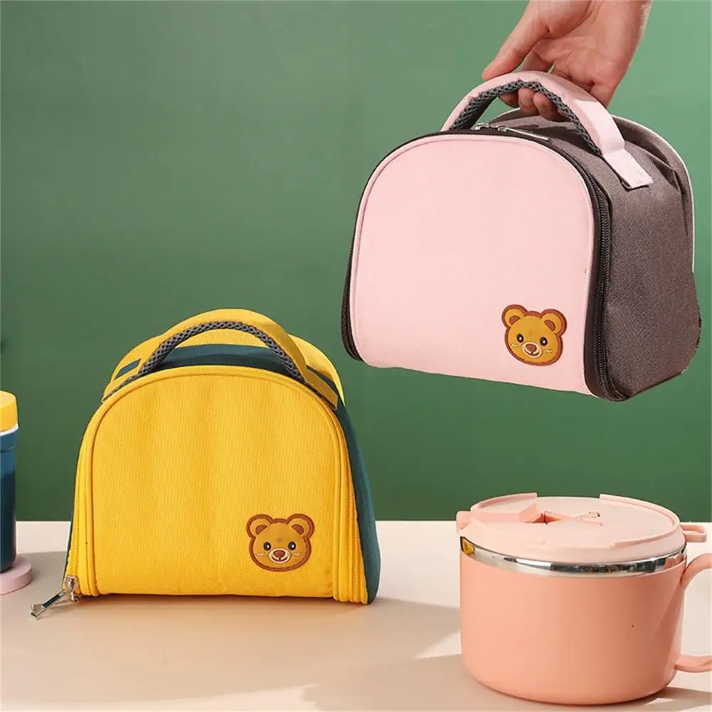 Lunch Container  Fashion Strong Construction Safe Picnic Tote  Oxford Cloth Camping Bag