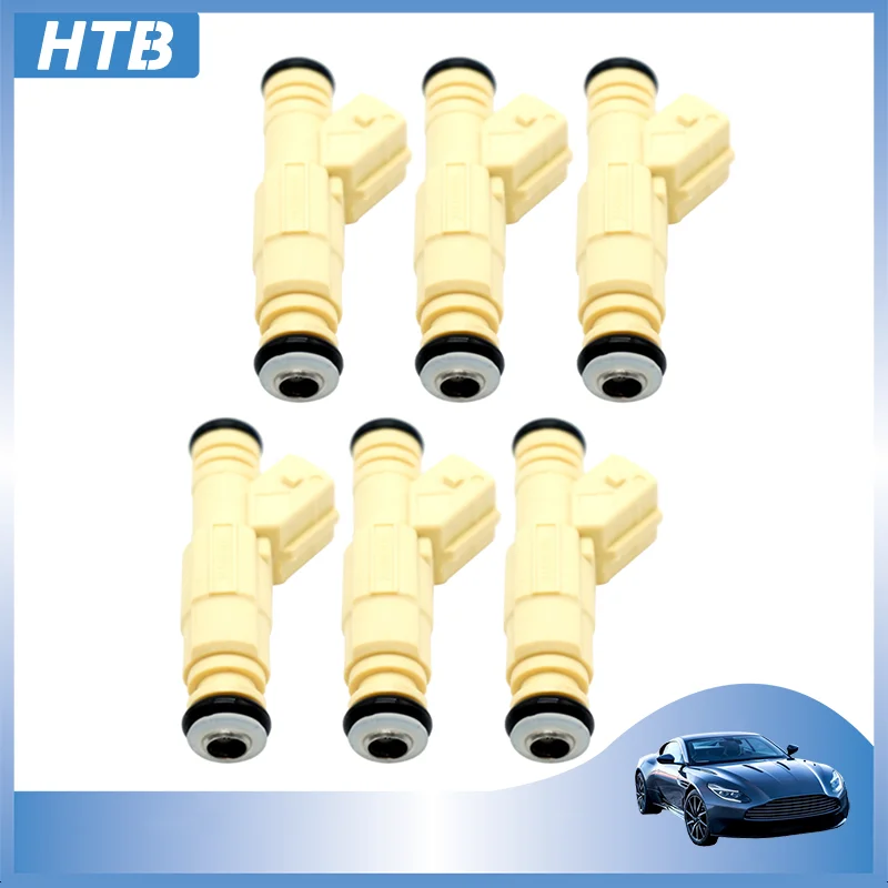 Фото 6 шт. 0280155811 0280155737 подходят для Ford GM V8 LS1 LT1 5.0 5.7L Chevrolet Buick Pontiac 3.8L V6 36lb Топливные форсунки №3