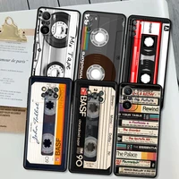 retro cassette case for xiaomi poco x3 nfc x4 m4 pro f3 gt m3 11t movil smartphone shell redmi note 9s k40 9c stylish cover
