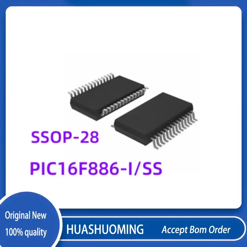 

10Pcs/Lot New PIC16F886-I/SS PIC16F886 SSOP28 PIC16F886-I/SO PIC16F886 16F886