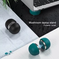 laptop stand notebook accessories support notebook mushroom laptop holder foldable mini cooler stand for macbook pro air bracket