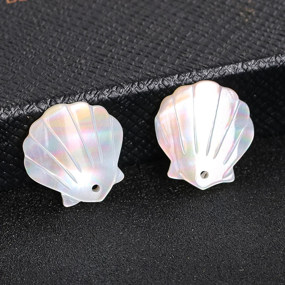 Натуральные антикварные серьги в форме ракушки бабочки глубоководном стиле